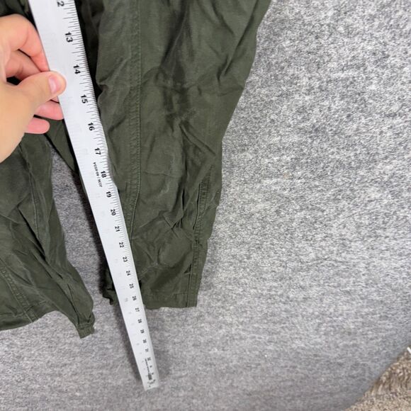 A New Day Pants Women 2XL Gray High Rise Flat Front Tapered Chino Drawstring - Picture 5 of 9